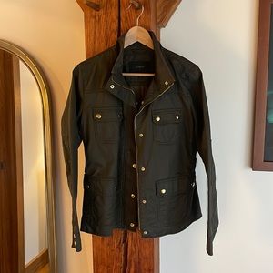 JCrew Resin-coated Twill Field Jacket
